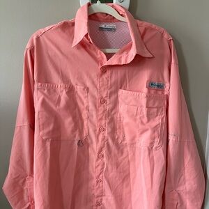 Columbia PFG button down shirt